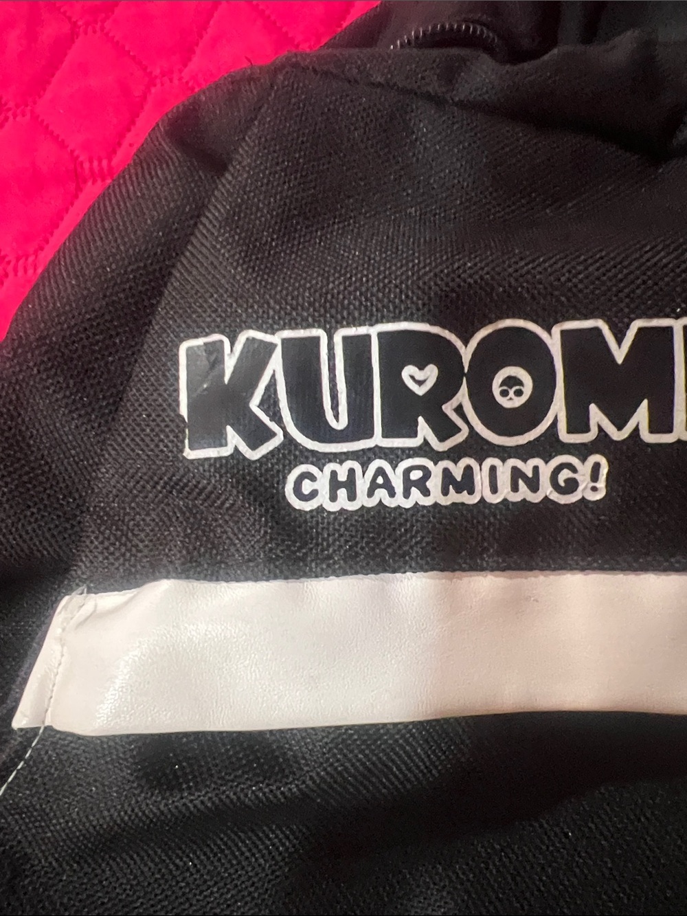 Kuromi Black Kids Backpack with Cute Character Print - Picture 2 of 12